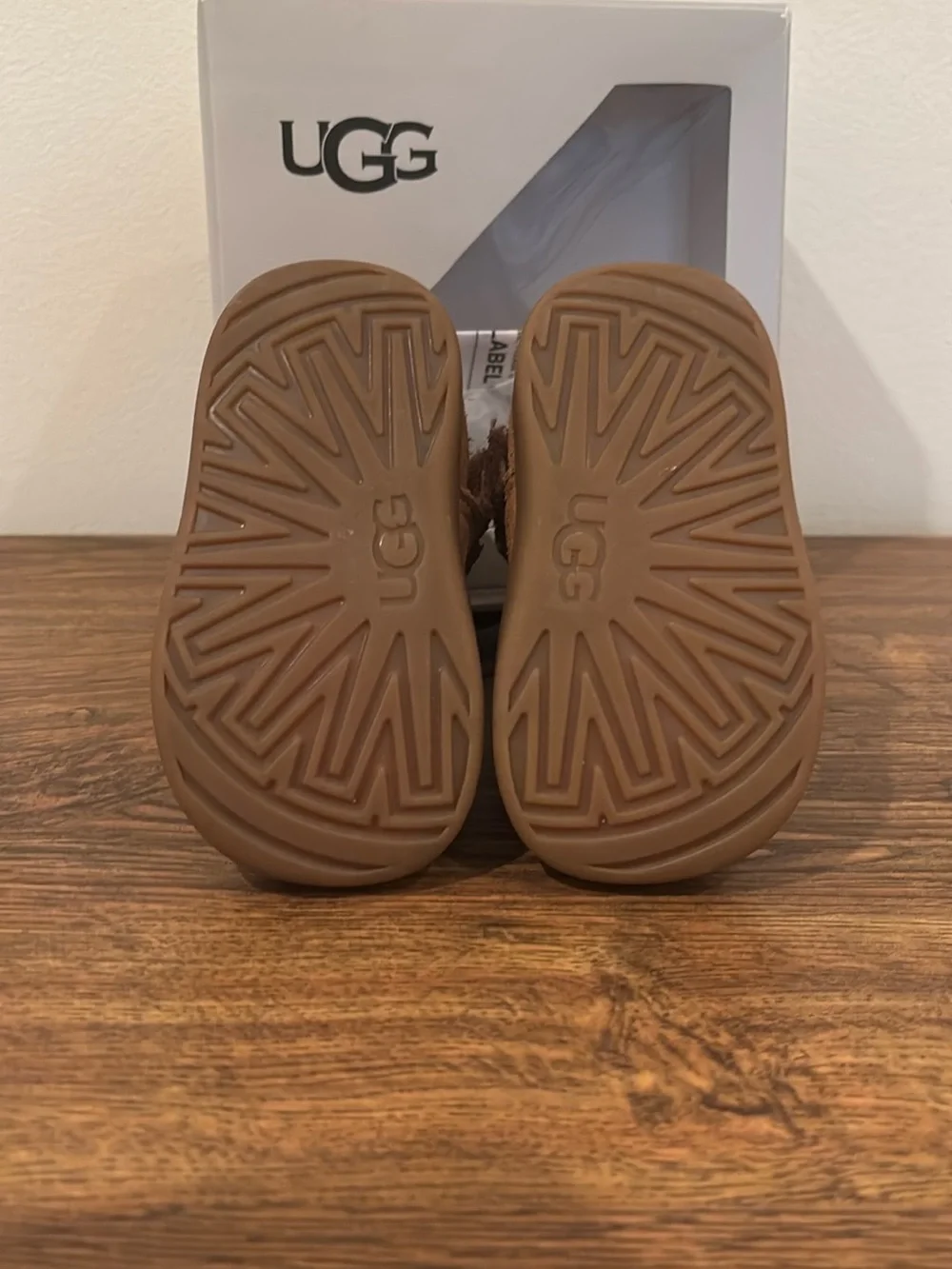 UGG Toddlers Chestnut Suede Shearling Boot